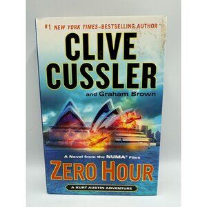 Clive Cussler Zero Hour Hardcover 2013 Kurt Austin Adventure Thriller